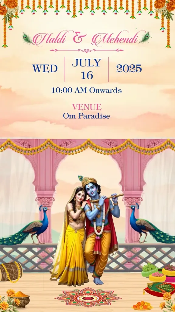 Krishna and Radha Theme