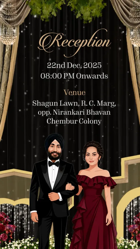 Jaspreet & Sophia | Punjabi Multi-Event Digital Wedding Invitation